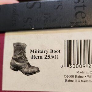 Military Boot Just the Right Shoe